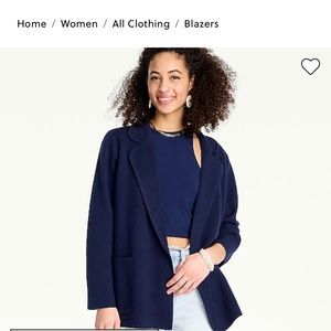 J.Crew Blazer for women. Size XXS in Navy.